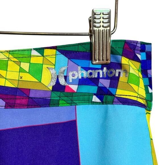 Hurley Phantom Mens Bold Primary Color Block Board Shorts Swim Trunks Large - Picture 7 of 9